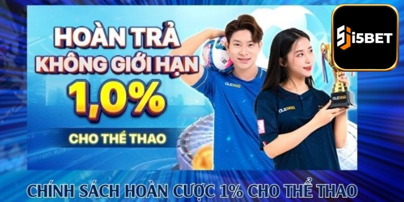 Thể thao i5BET hoàn trả tiền cược từ 1% mỗi ngày